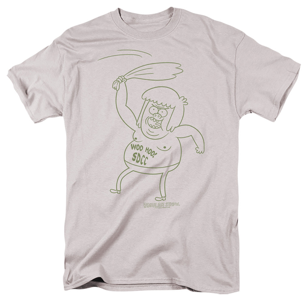 Regular Show Sdcc 2013 Muscle Man - S S Adult 18 1 - Silver - Md