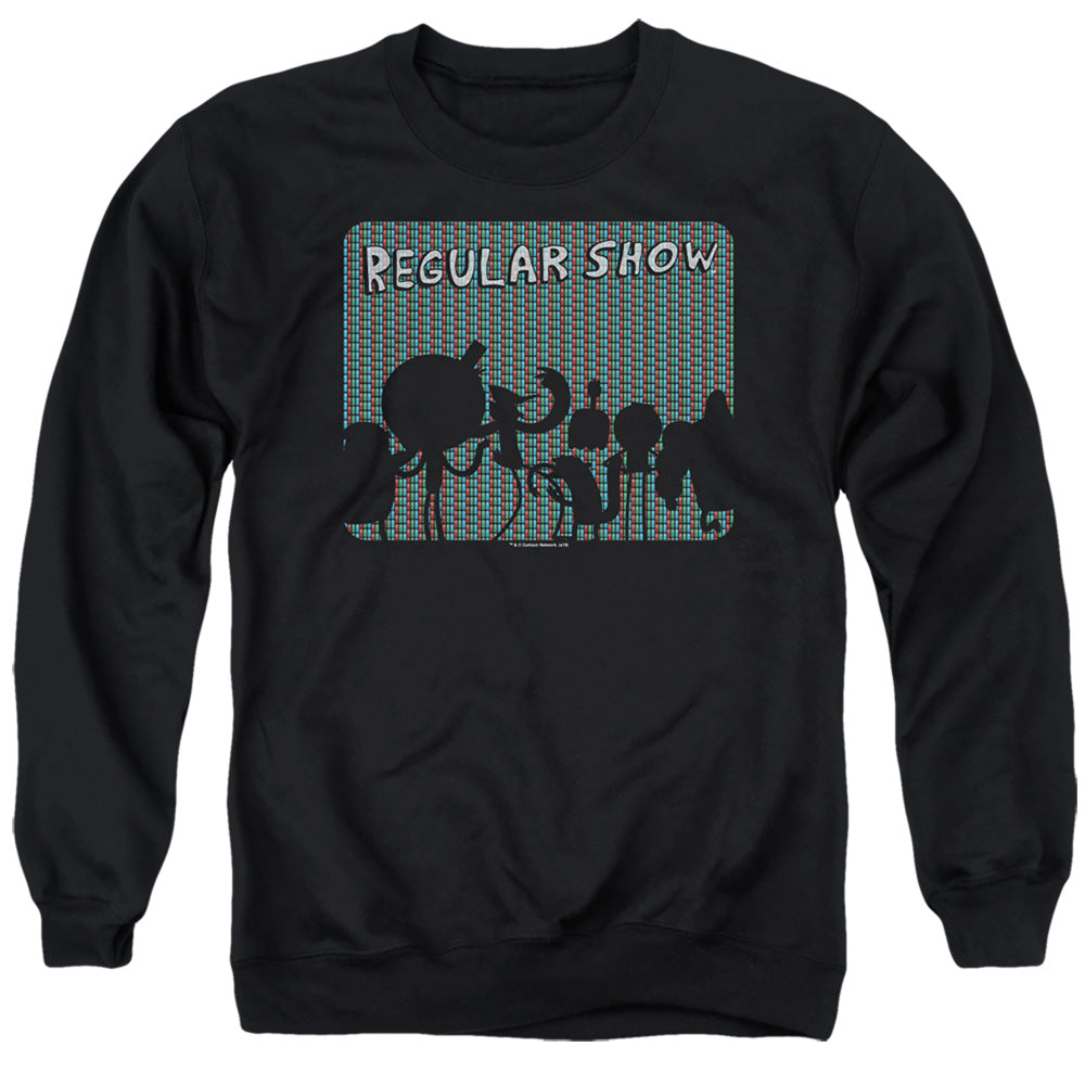 Regular Show Rgb Group Mens Crewneck Sweatshirt Black Officially Licensed