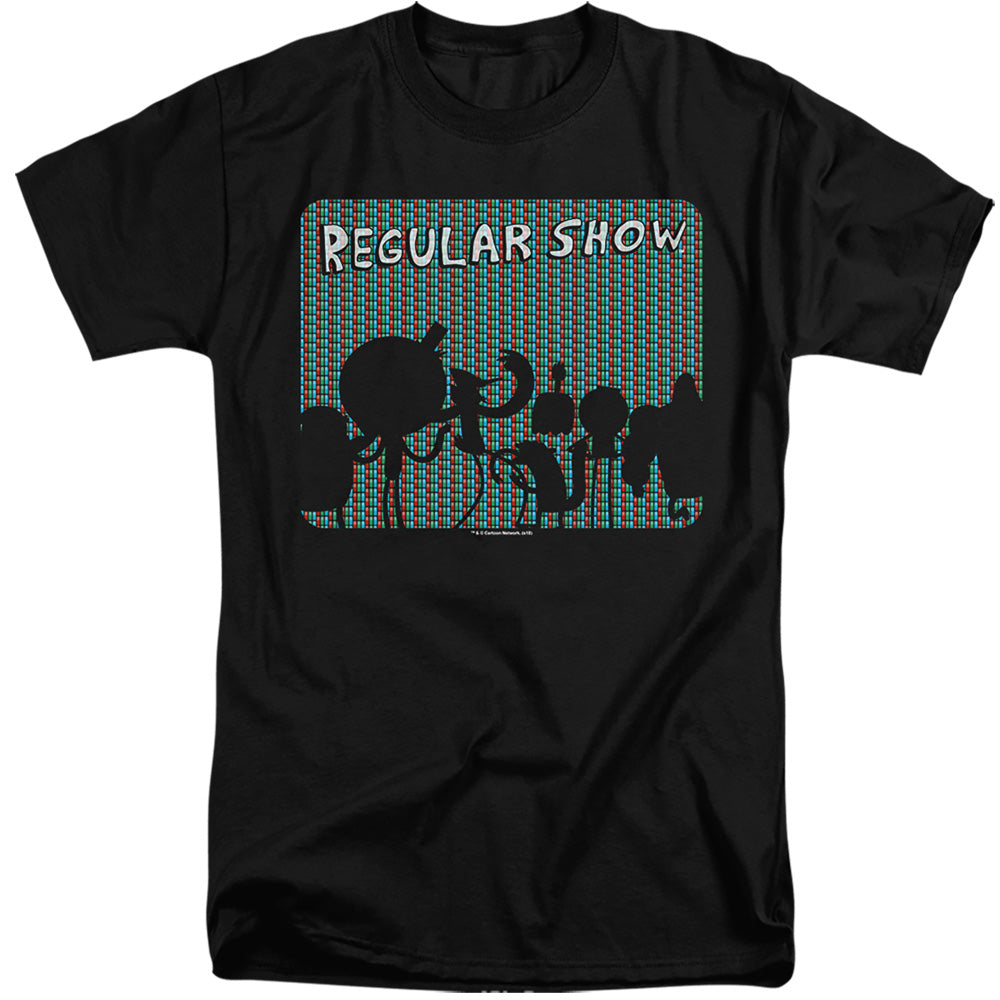 Regular Show Rgb Group Mens Tall T Shirt Black Officially Licensed