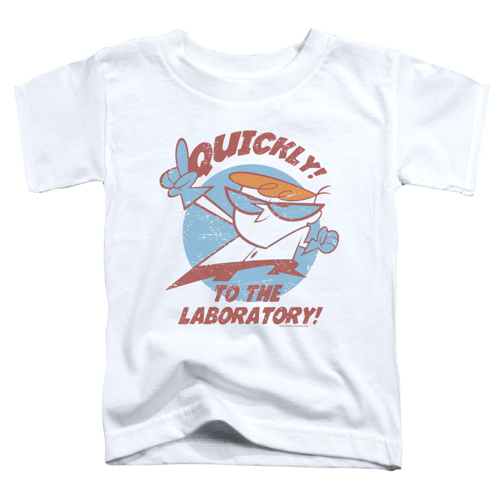 Dexters Laboratory Quickly Toddler Kids Youth T Shirt White Officially Licensed