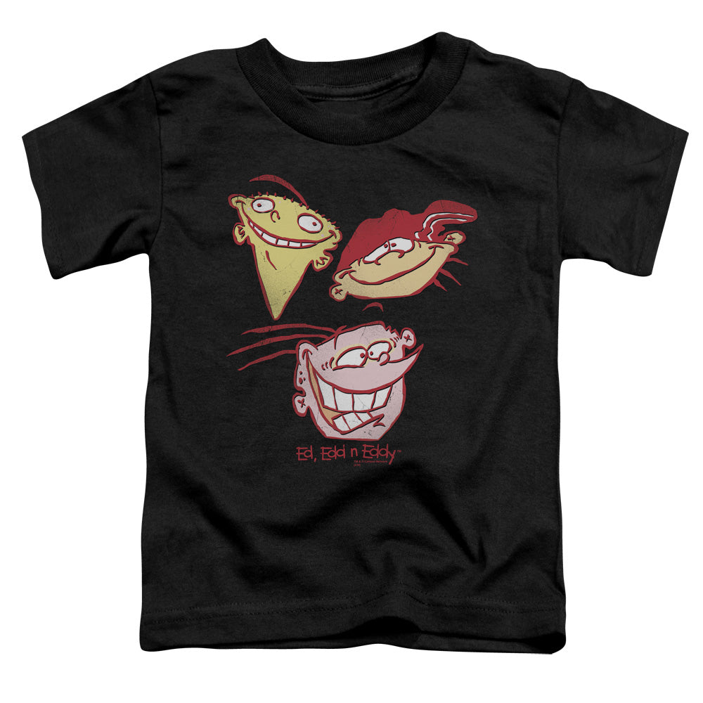 Ed Edd N Eddy Three Heads Toddler Kids Youth T Shirt Black Officially Licensed