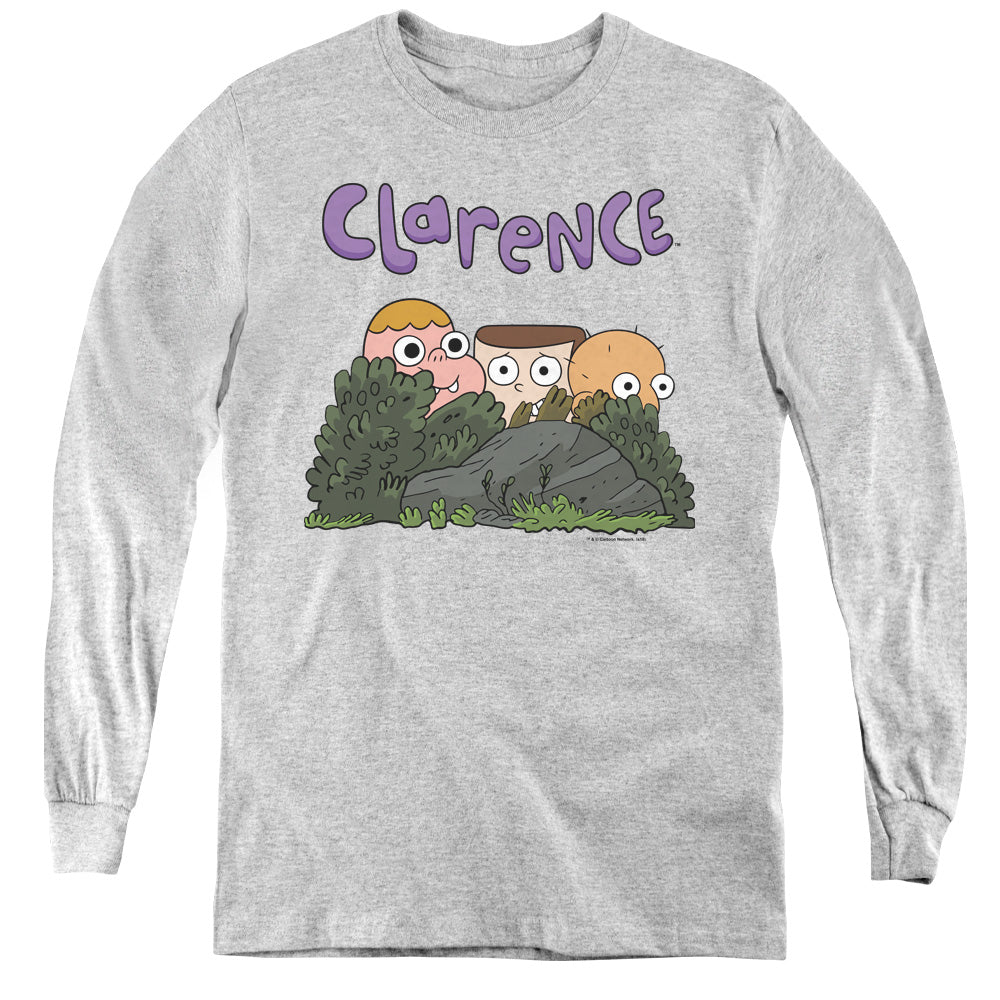 Clarence Gang Long Sleeve Kids Youth T Shirt Athletic Heather Officially Licensed