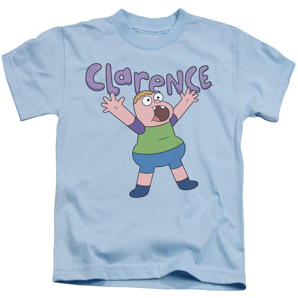 Clarence Whoo Juvenile Kids Youth T Shirt Light Blue Officially Licensed
