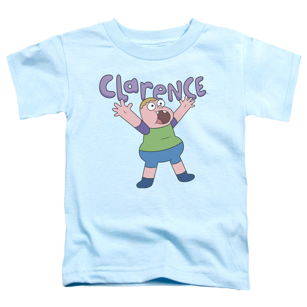 Clarence Whoo Toddler Kids Youth T Shirt Light Blue Officially Licensed
