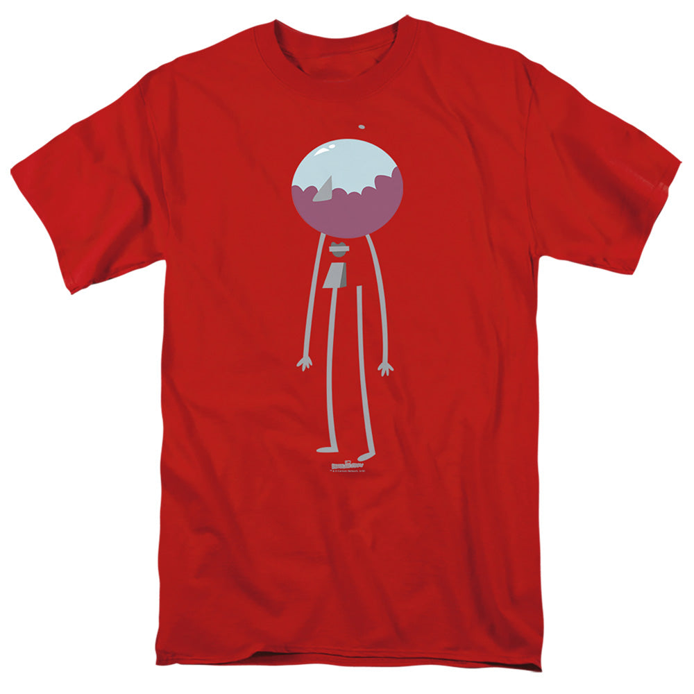 Regular Show Minimal Benson Mens T Shirt Red