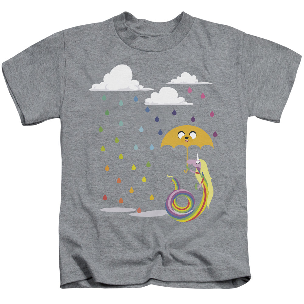 Adventure Time Lady in the Rain Juvenile Kids Youth T Shirt Athletic Heather Officially Licensed