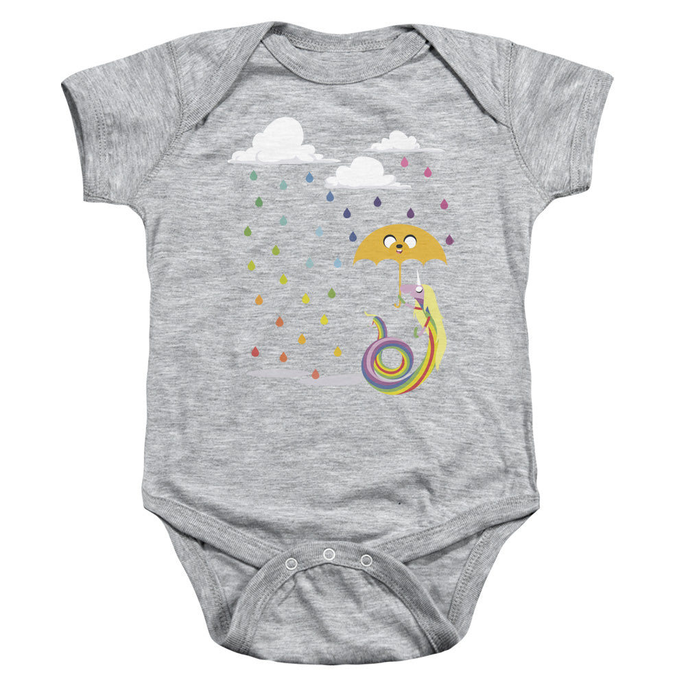 Adventure Time Lady in the Rain Infant Baby Snapsuit Athletic Heather Officially Licensed