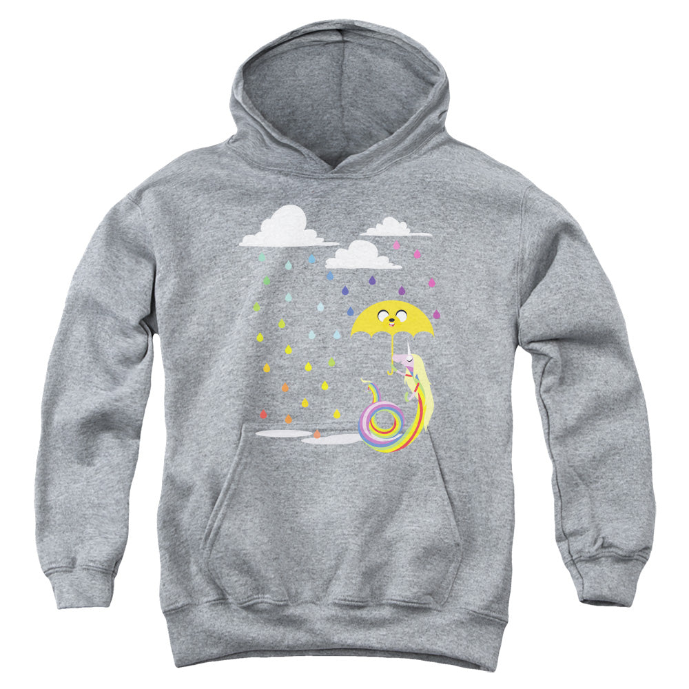 Adventure Time Lady in the Rain Kids Youth Hoodie Athletic Heather Officially Licensed