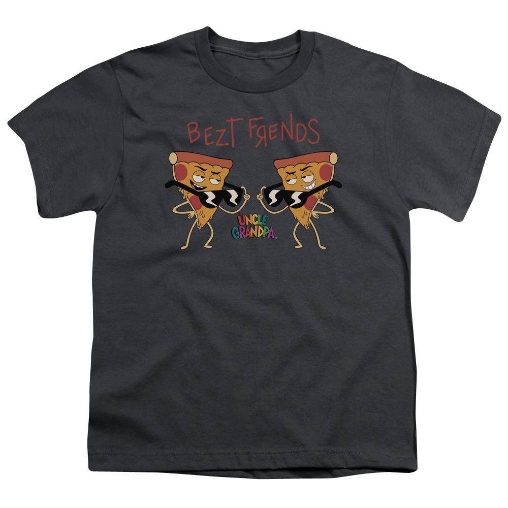 Uncle Grandpa Bezt Frends Kids Youth T Shirt Charcoal Officially Licensed