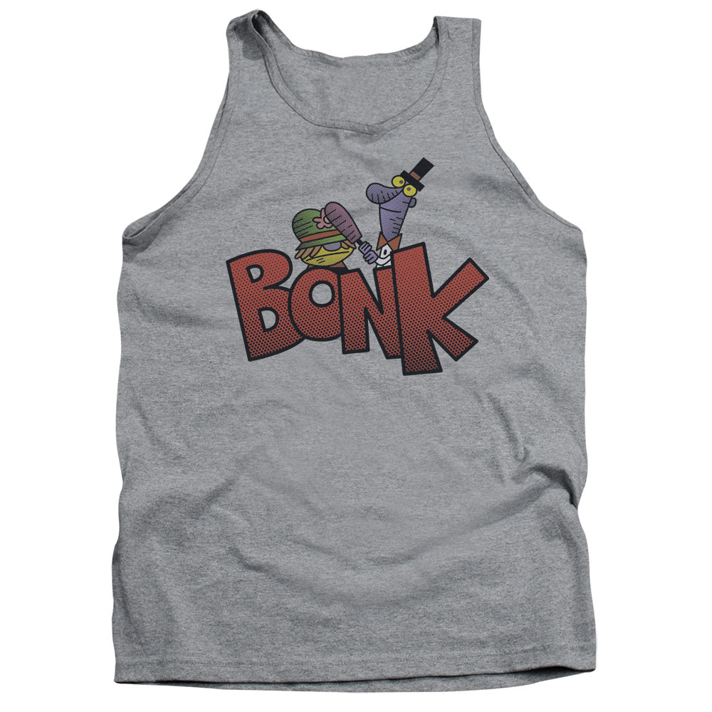 Dexters Laboratory Bonk Mens Tank Top Shirt Athletic Heather Officially Licensed