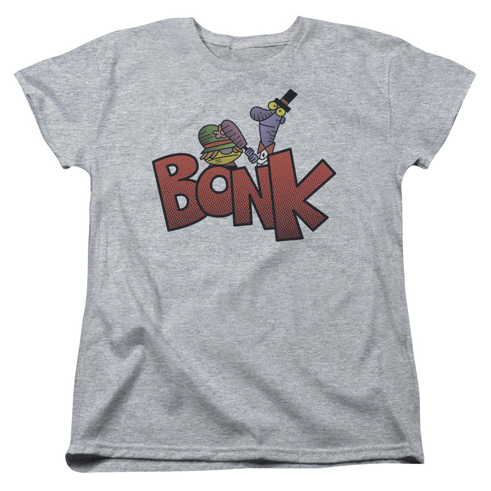 Dexters Laboratory Bonk Womens T Shirt Athletic Heather Officially Licensed