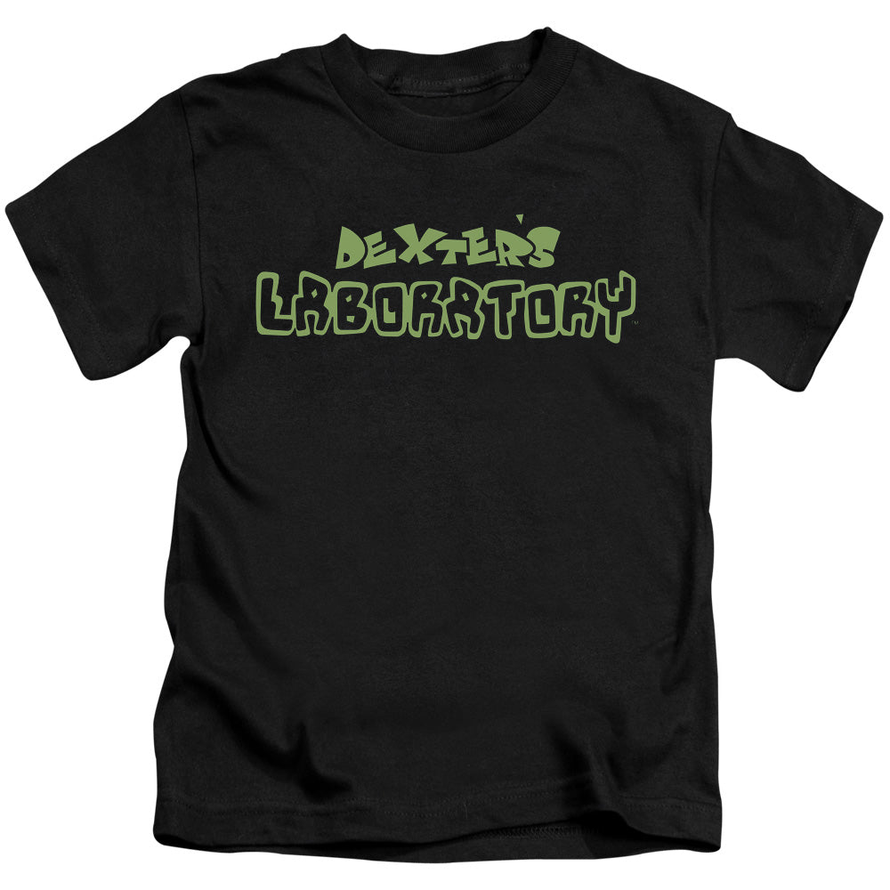 Dexters Laboratory Dexters Logo Juvenile Kids Youth T Shirt Black Officially Licensed
