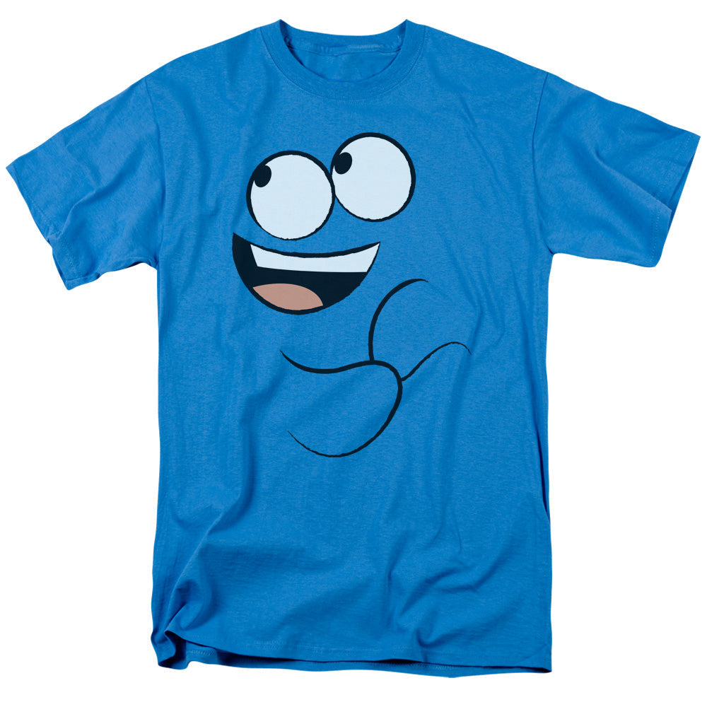 Fosters Home Of Imaginary Friends Blue Smile Mens T Shirt Turquoise Officially Licensed