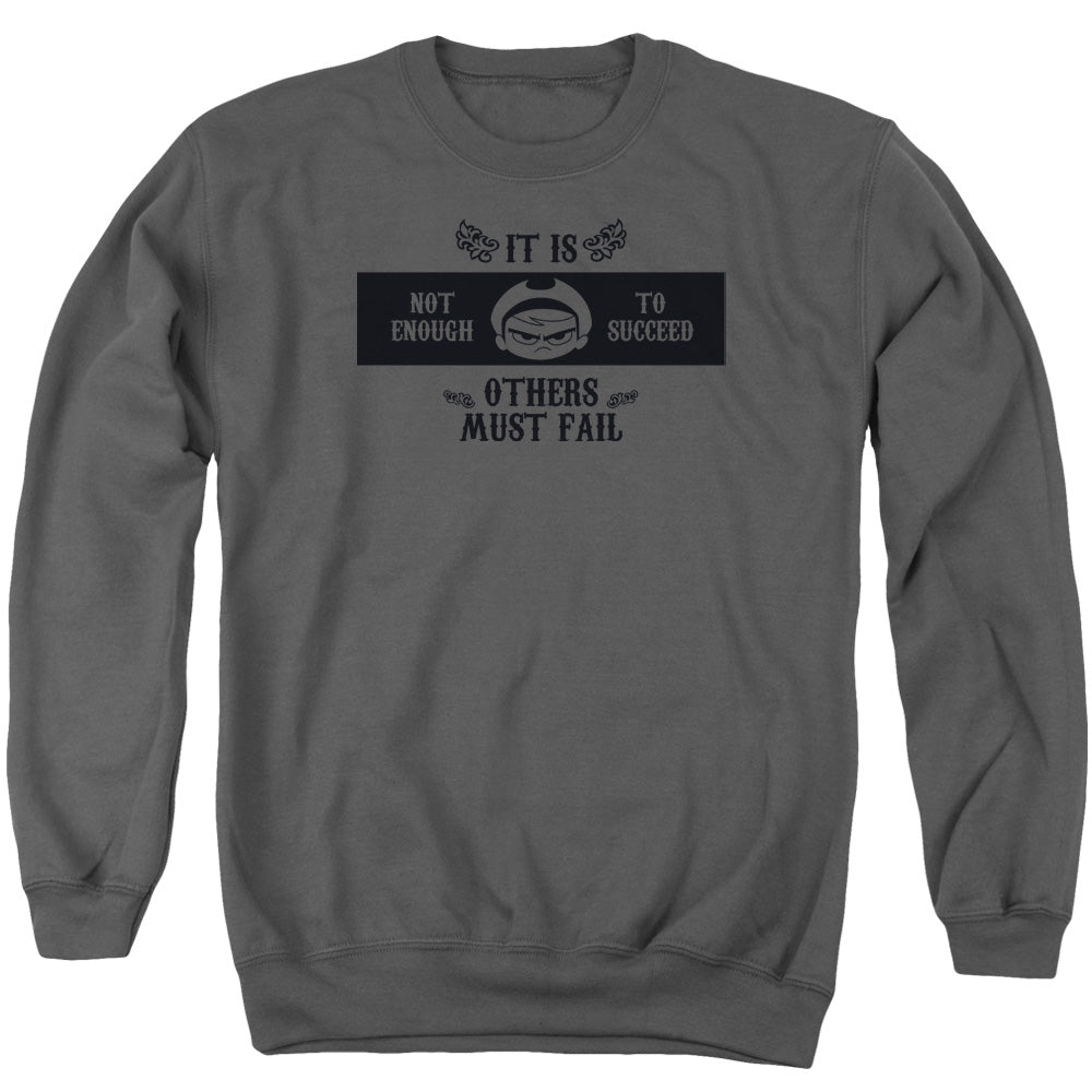 Grim Adventures of Billy and Mandy Mandy Mens Crewneck Sweatshirt Charcoal Officially Licensed
