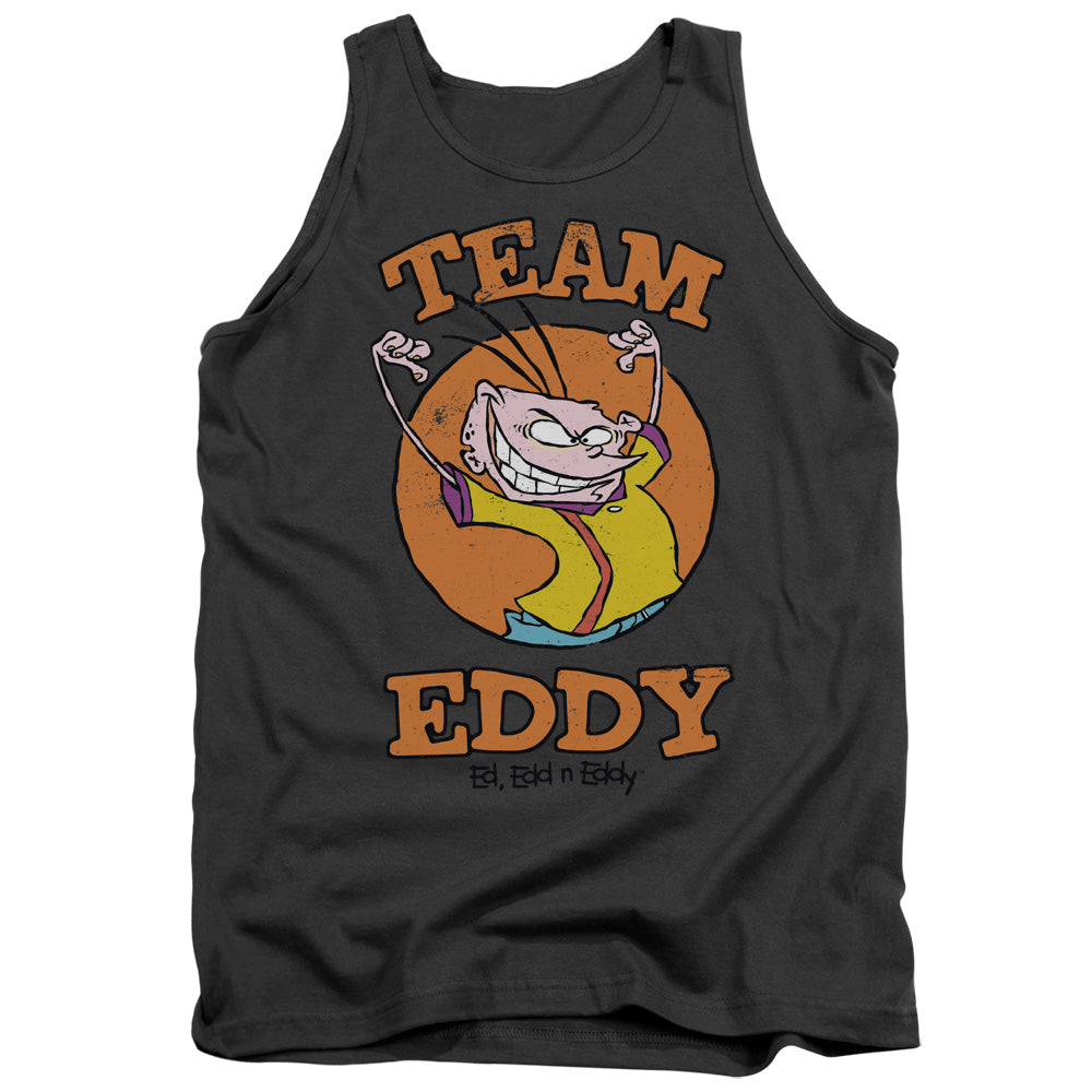 Ed Edd N Eddy Team Eddy Mens Tank Top Shirt Charcoal Officially Licensed