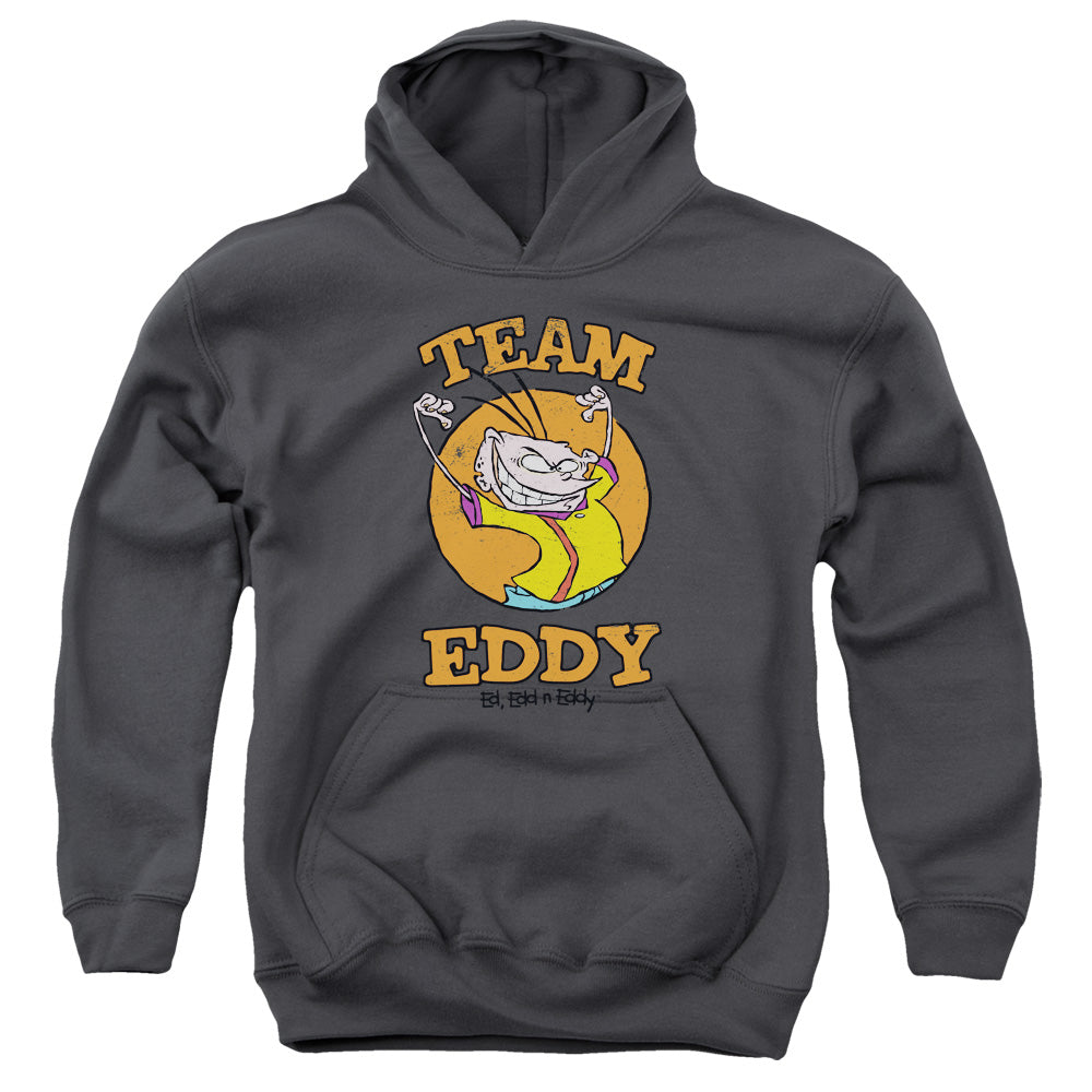 Ed Edd N Eddy Team Eddy Kids Youth Hoodie Charcoal Officially Licensed