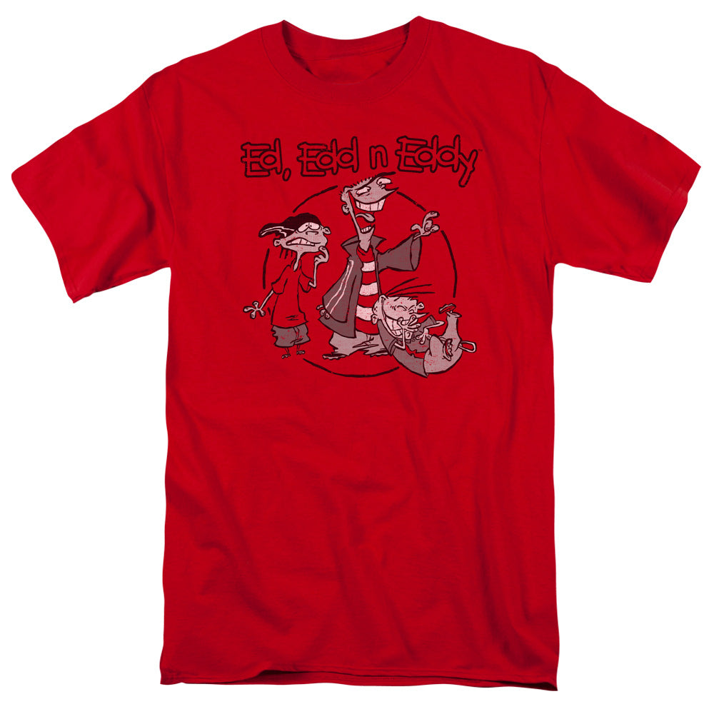 Ed Edd N Eddy Gang Mens T Shirt Red Officially Licensed