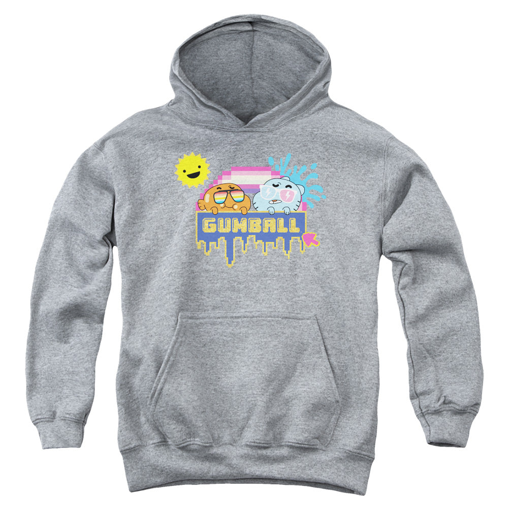 Amazing World of Gumball Sunshine Kids Youth Hoodie Athletic Heather Officially Licensed