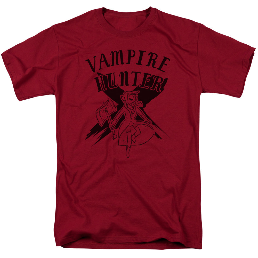 Adventure Time Vampire Hunter Mens T Shirt Cardinal Officially Licensed