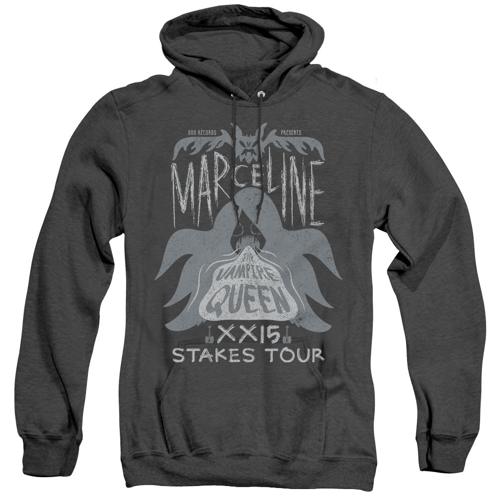 Adventure Time Marceline Concert Heather Mens Hoodie Black Officially Licensed