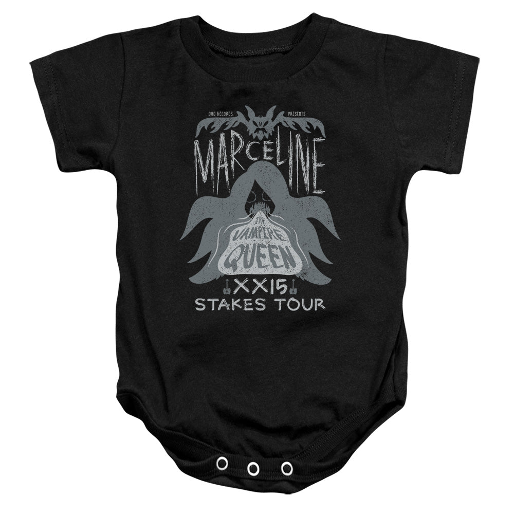 Adventure Time Marceline Concert Infant Baby Snapsuit Black Officially Licensed