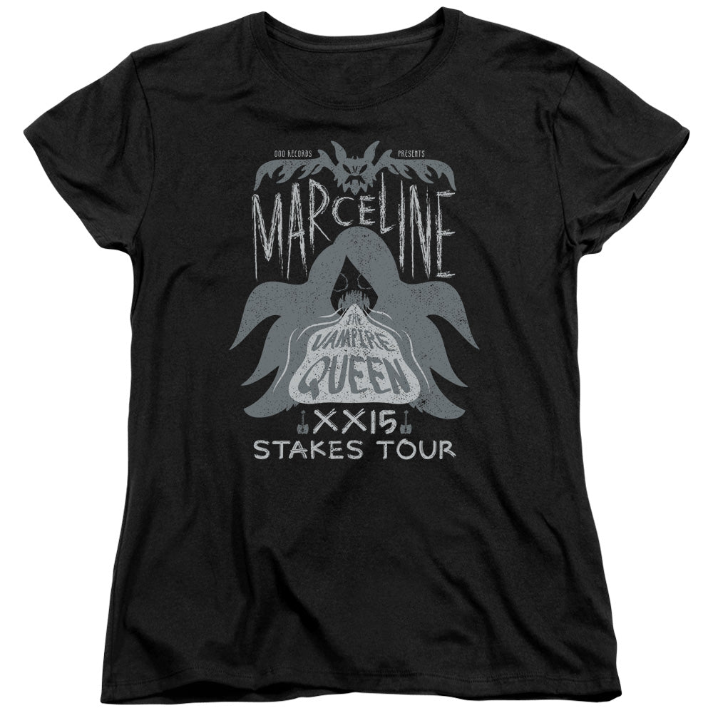 Adventure Time Marceline Concert Womens T Shirt Black Officially Licensed