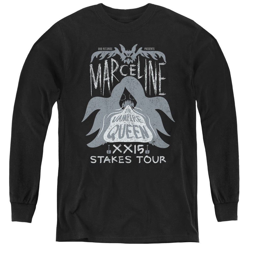 Adventure Time Marceline Concert Long Sleeve Kids Youth T Shirt Black Officially Licensed