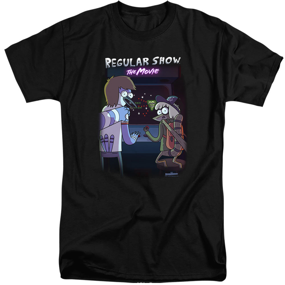 Regular Show Rs The Movie Mens Tall T Shirt Black Officially Licensed