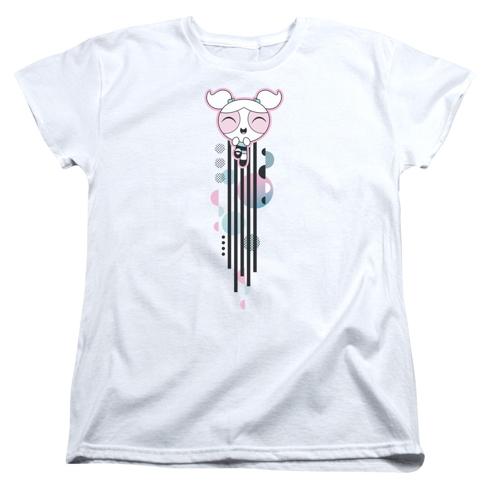 Powerpuff Girls Bubbles Streak Womens T Shirt White Officially Licensed