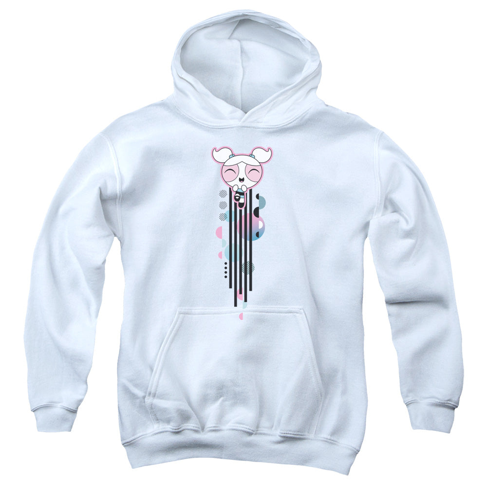 Powerpuff Girls Bubbles Streak Kids Youth Hoodie White Officially Licensed