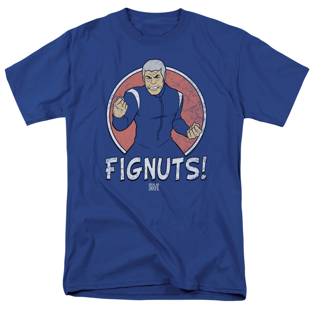 Sealab 2021 Fignuts Mens T Shirt Royal Officially Licensed