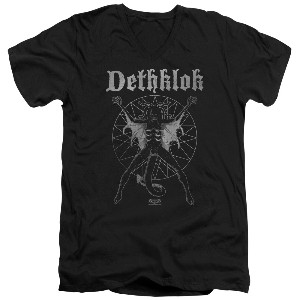 Metalocalypse Sigil Mens Slim Fit V Neck T Shirt Black Officially Licensed