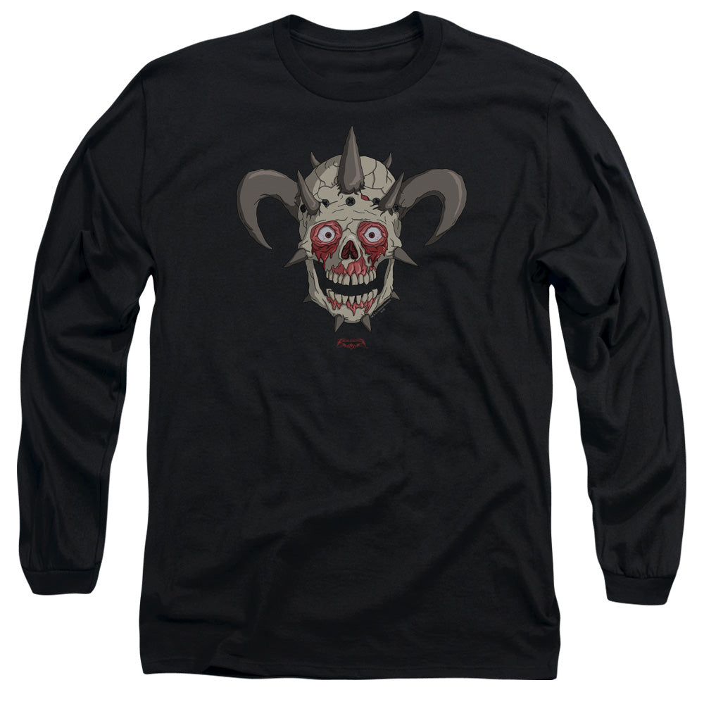 Metalocalypse Facebones Mens Long Sleeve Shirt Black Officially Licensed
