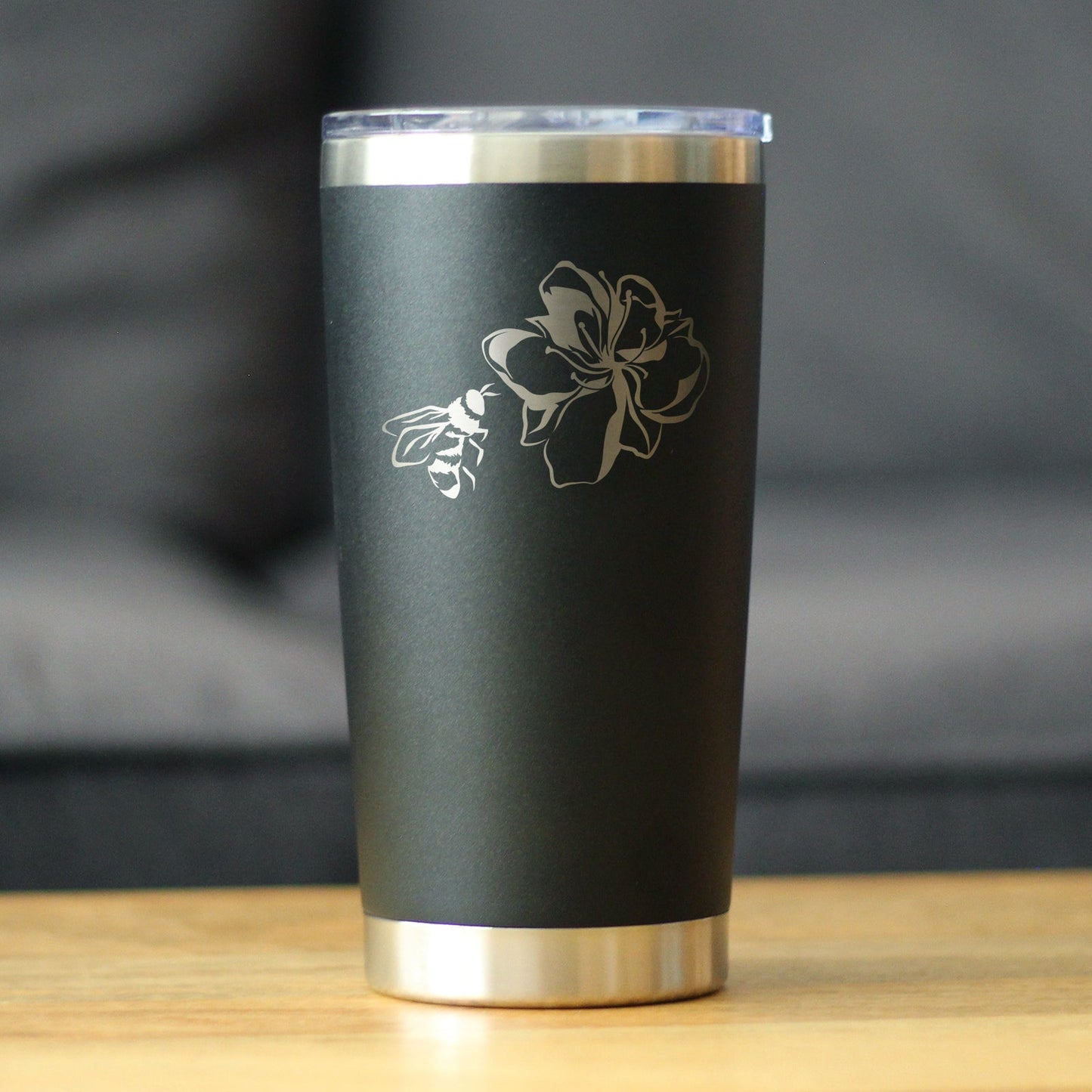 Bee Flower - Cute Gifts for Bumblebee & Nature Lovers - 20 oz Coffee Tumbler