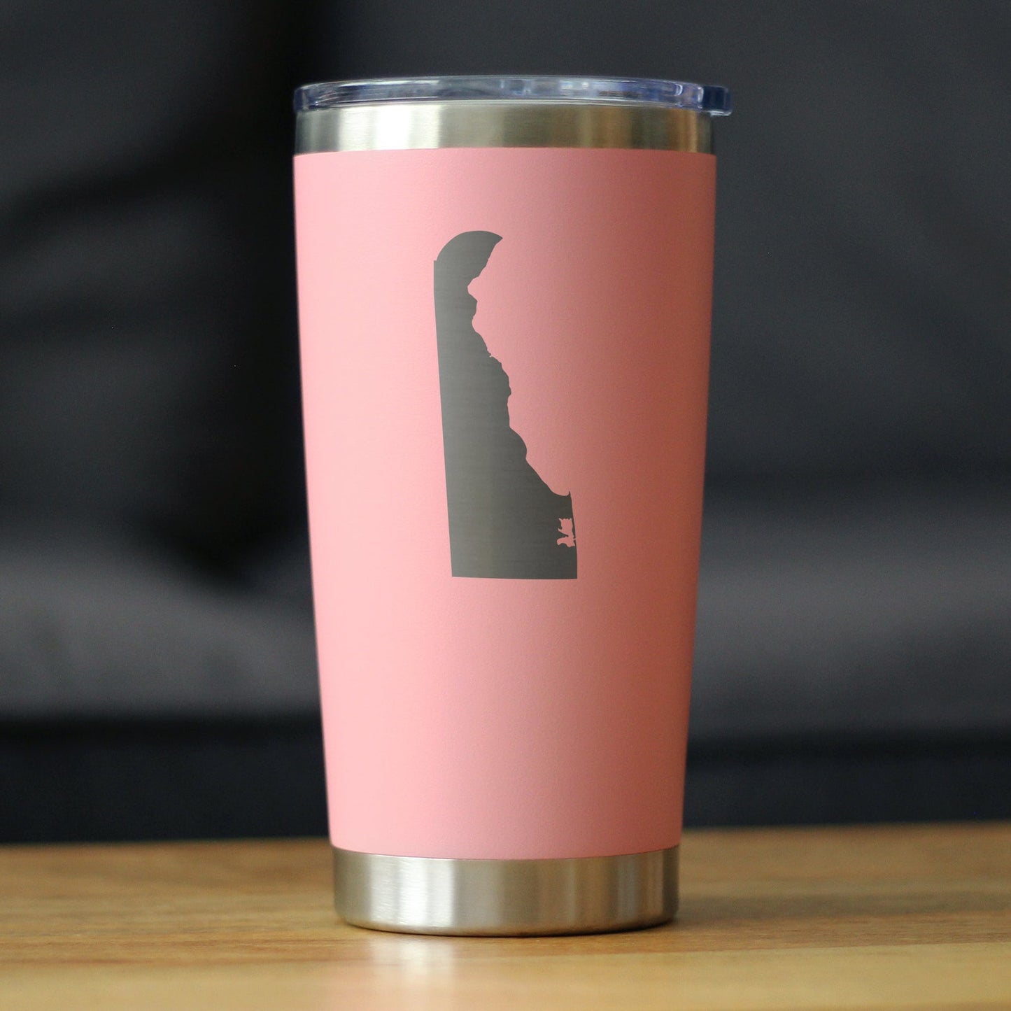 Delaware State Outline - 20 oz Coffee Tumbler