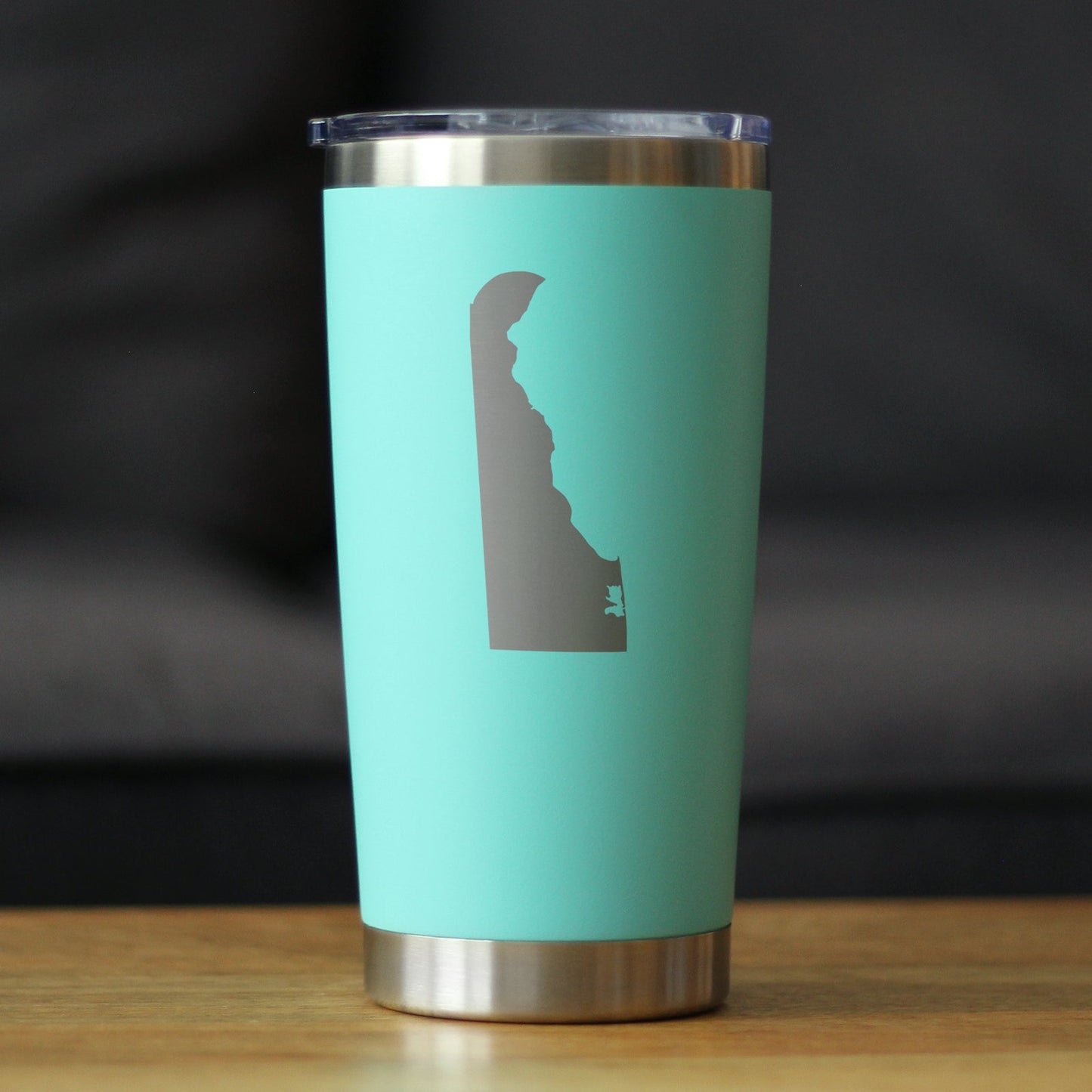 Delaware State Outline - 20 oz Coffee Tumbler