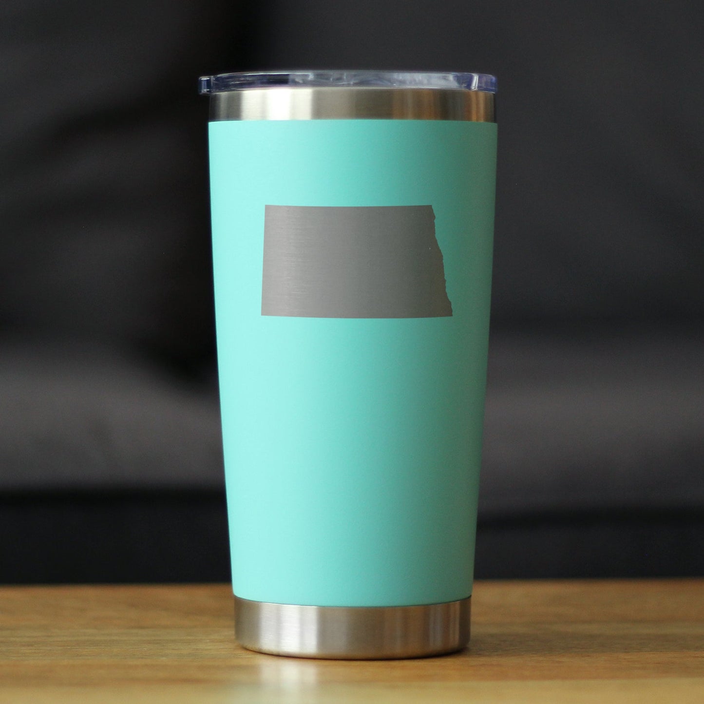 North Dakota State Outline - 20 oz Coffee Tumbler