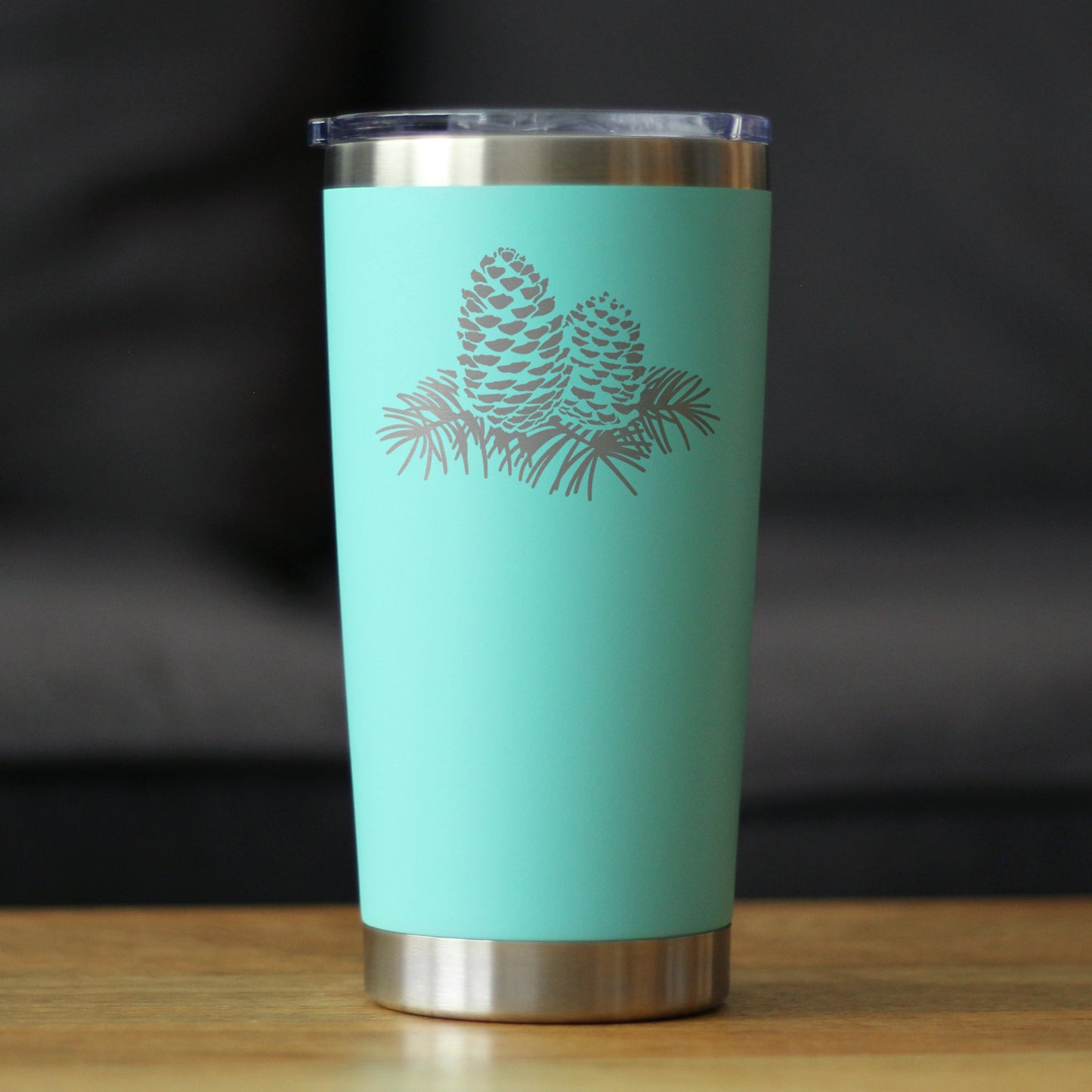 Pinecones - Cute Rustic and Cabin Themed Decorations - 20 oz Coffee Tumbler