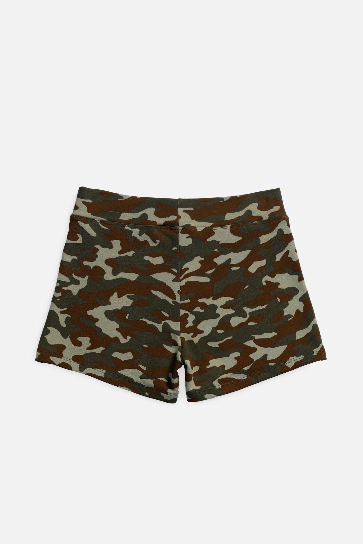 Camo Mini Shorts - Olive