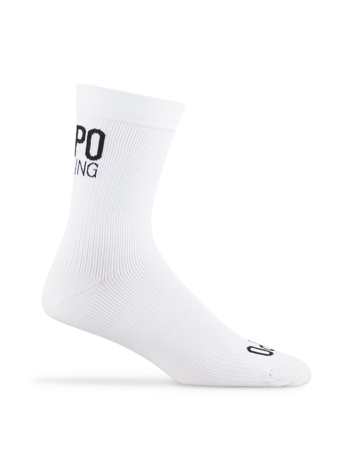 Active Compression Race Sock White