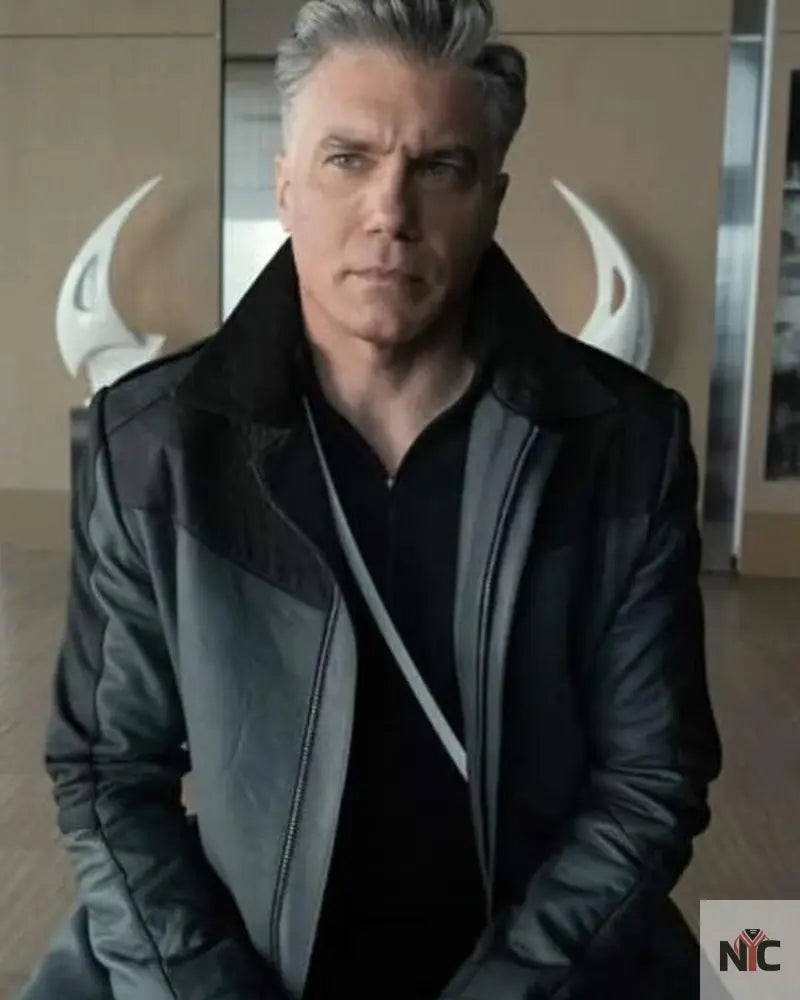 Captain Christopher Pike Star Trek Strange New Worlds Black Leather Jacket