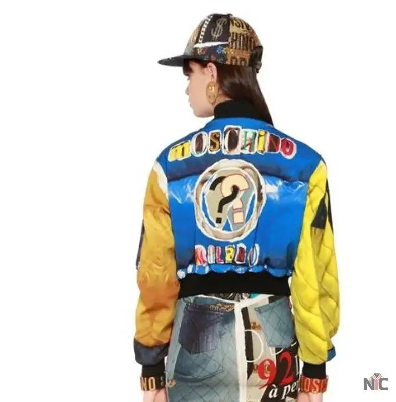 Cardi B Finesse Printed Bomber Jacket