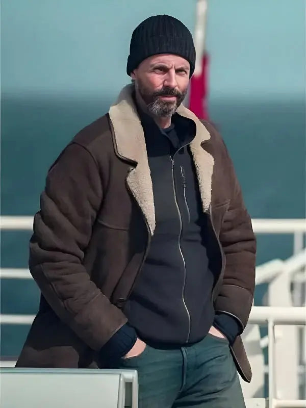 Dept. Q 2025 Matthew Goode Suede Coat