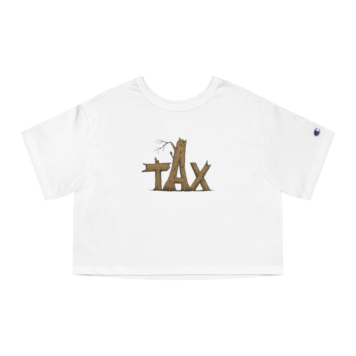 Champion Women's Wood Tax Cropped T-Shirt