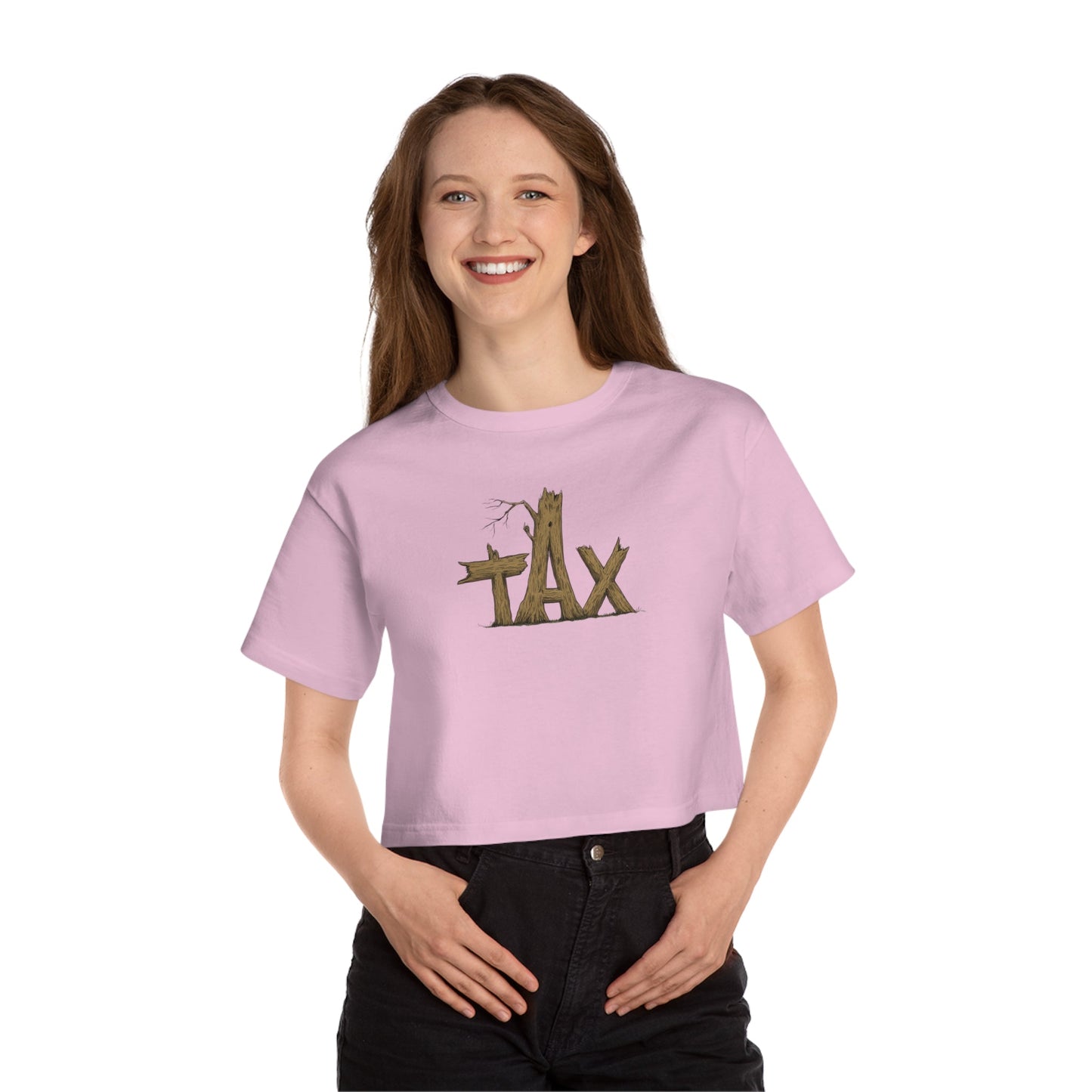Champion Women's Wood Tax Cropped T-Shirt