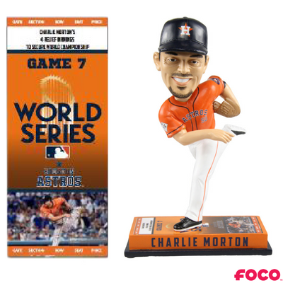 Houston Astros 2017 World Series Ticket Base Bobbleheads