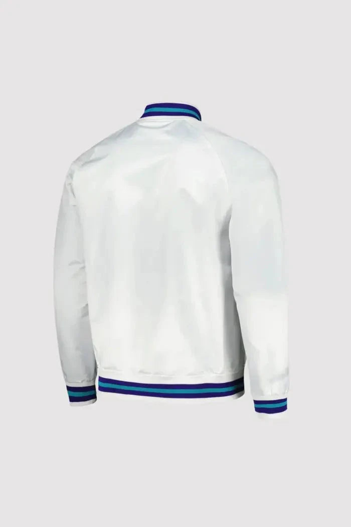 Charlotte Hornets Classics White Varsity Jacket