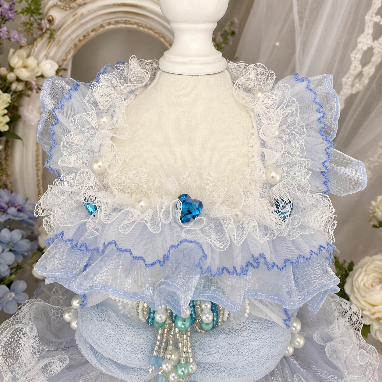 Handmade Cinderella Puppy Costume Dog Dress