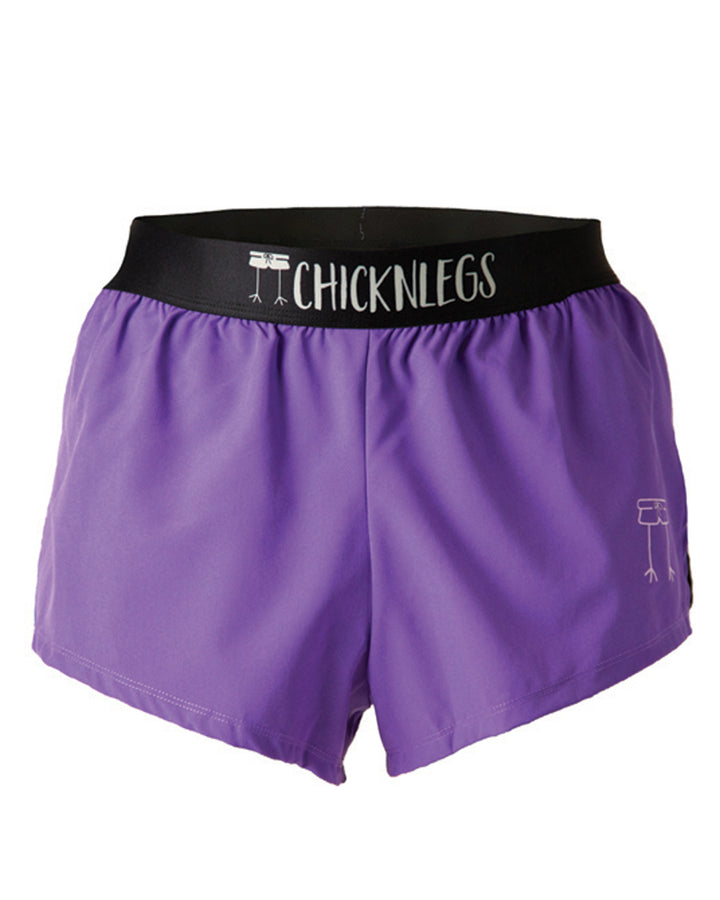 Men's Purple 2" Half Split Shorts (XS, S, M, L, XL)