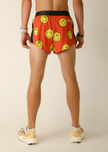 Men's Smiley 2" Half Split Shorts (XS, S, M, L, XL)